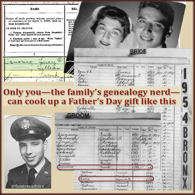 Who could be better than a genealogist to make the perfect Father's Day gift?
