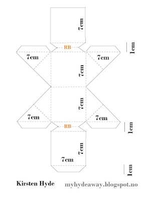 folded cube template