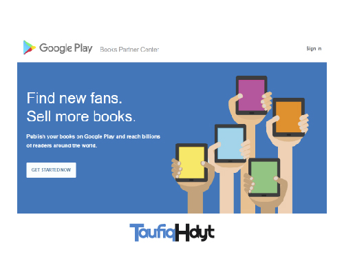 Cara Menjual Buku Lewat Google Play Books