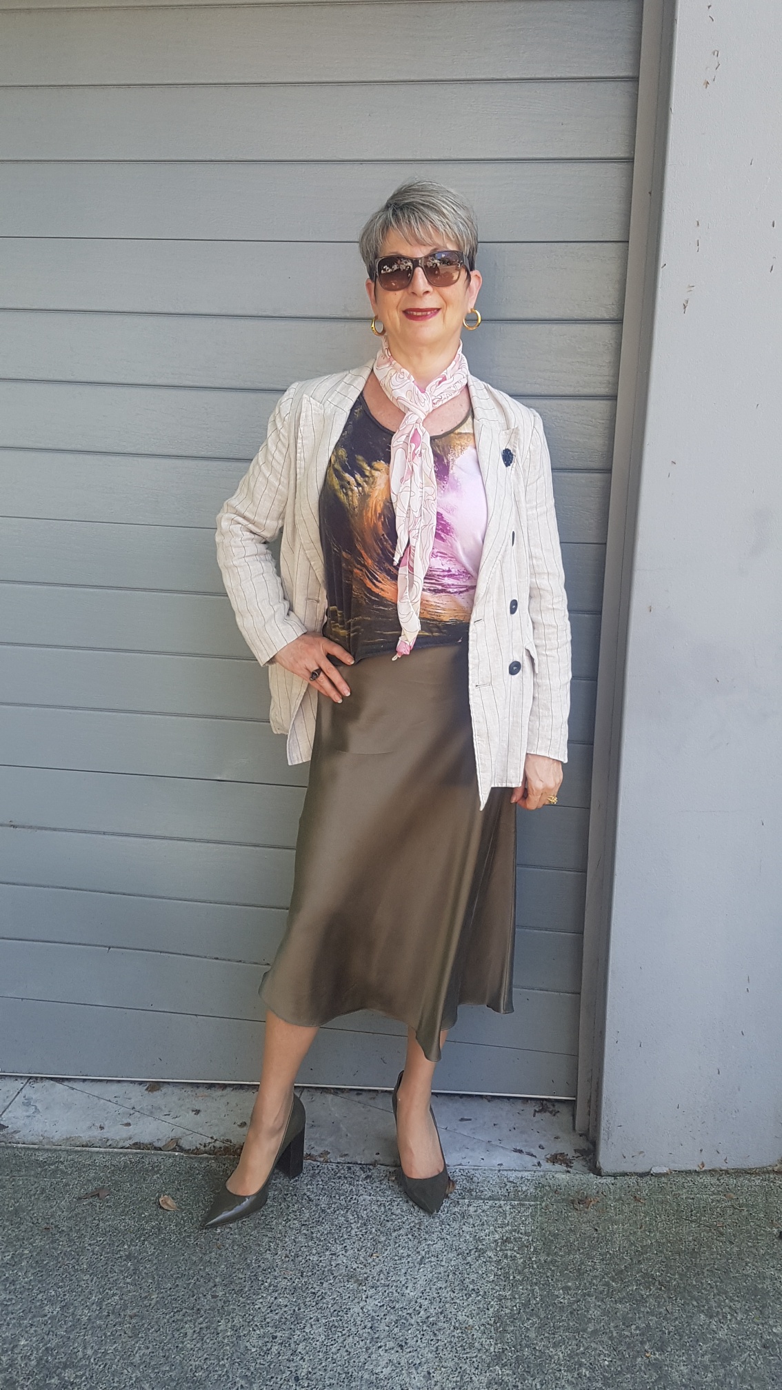 Looking Fabulous Fifty HOW TO WEAR SILK AND LINEN TOGETHER
