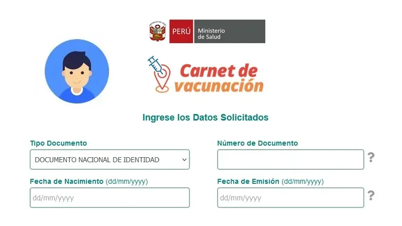 VER CARNET VACUNACION VIRTUAL COVID 19 EN PERÚ