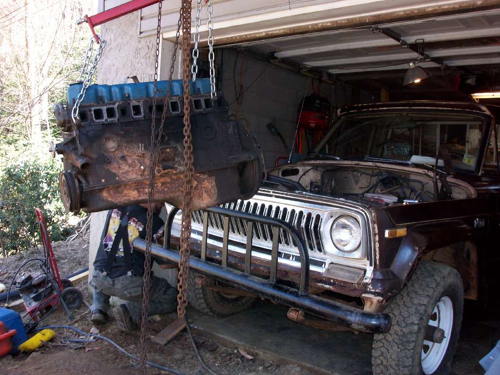 Scott's 1976 Jeep J10 Blog Rebuilt InLine Jeep J10 Engine