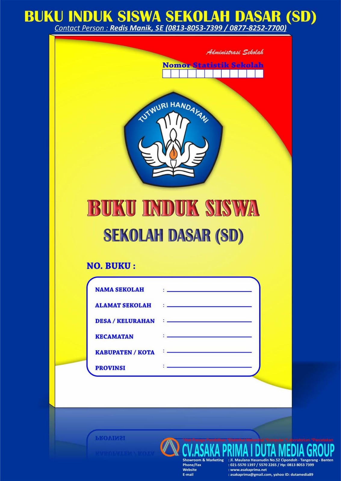 PAKET BUKU ADMINISTRASI GURU KELAS SD K13 TEMATIK TERBARU