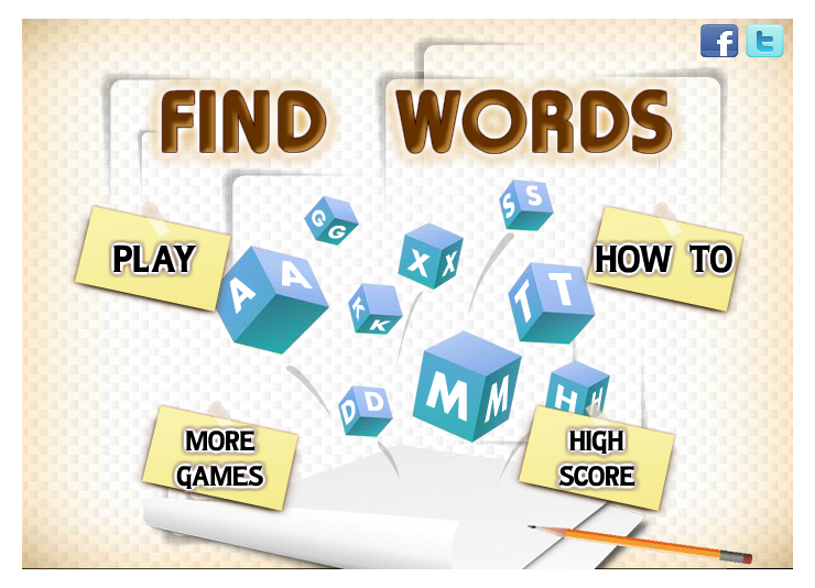 Word find game