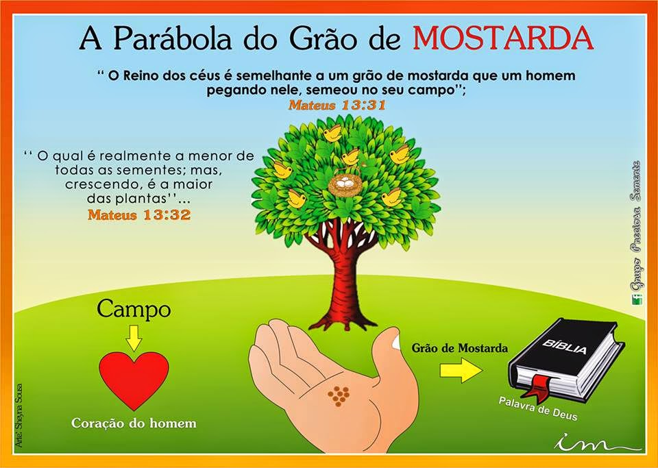 Cristo é a rosa mais bela: MODELO DE LEMBRANCINHAS, GRÃO DE MOSTARDA