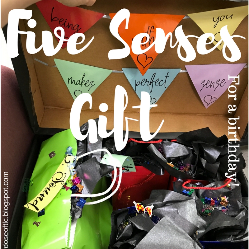 My "Five Senses" Gifts for My Boyfriend's Birthday