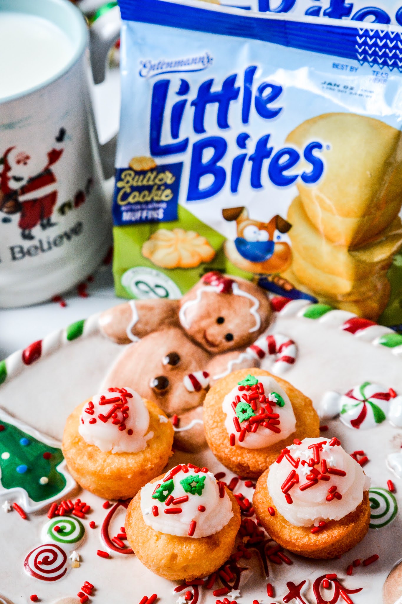 Theresa's Mixed Nuts Santa Wants Milk & Little Bites® Butter Cookie
