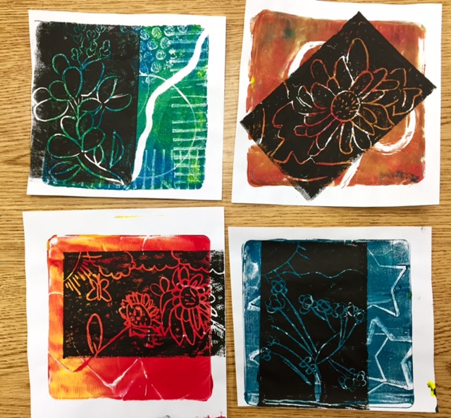 (the way cool) Donald Art Room: 1st grade printmaking, it's how we roll