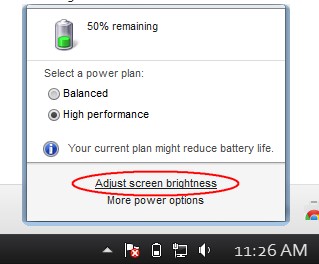 Mengatasi Laptop Win 7 tidak bisa Setting Brightness