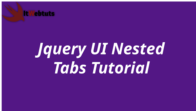 Jquery UI Nested Tabs Tutorial