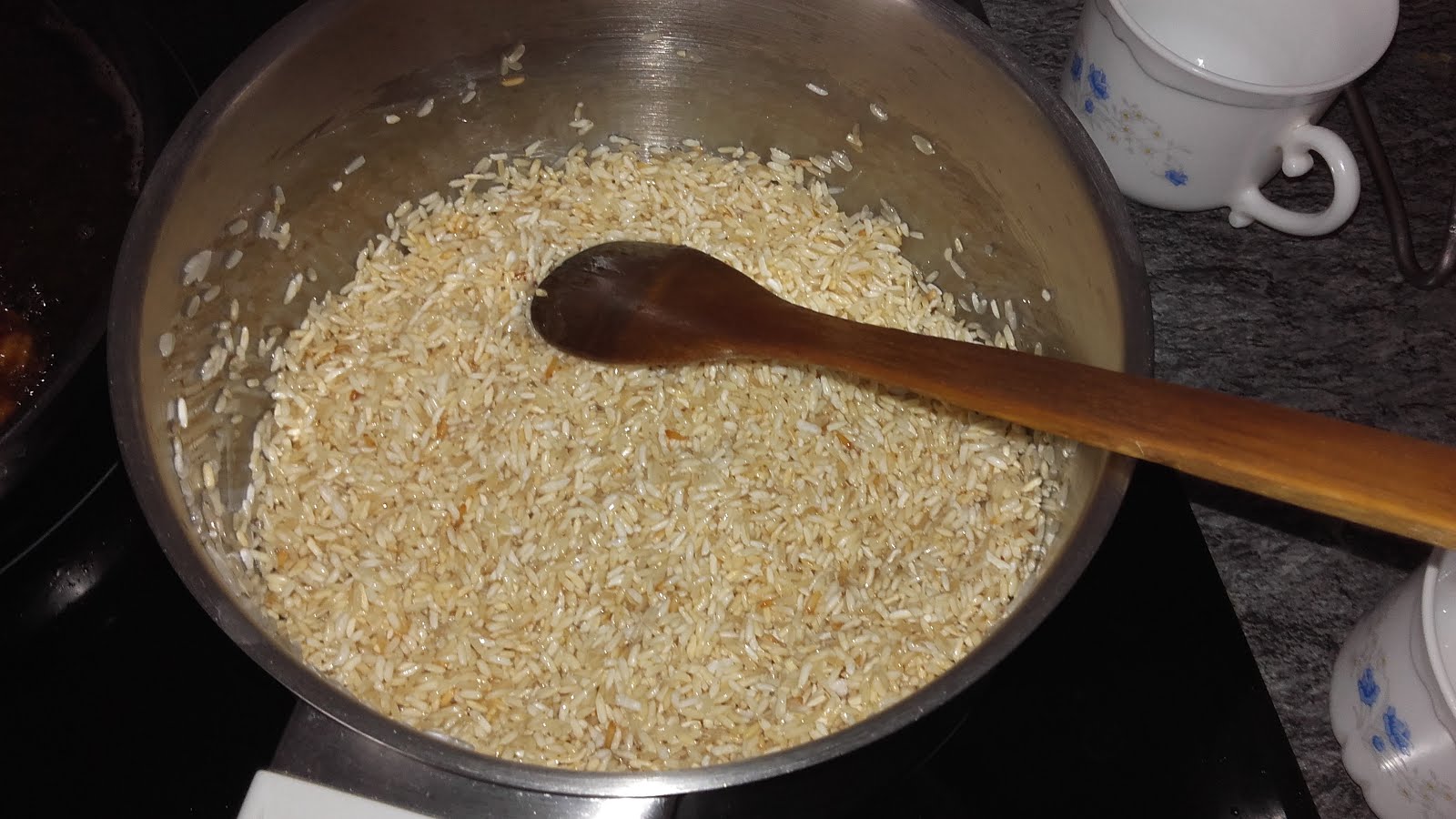 como hacer un arroz tostado la cocina de la nena