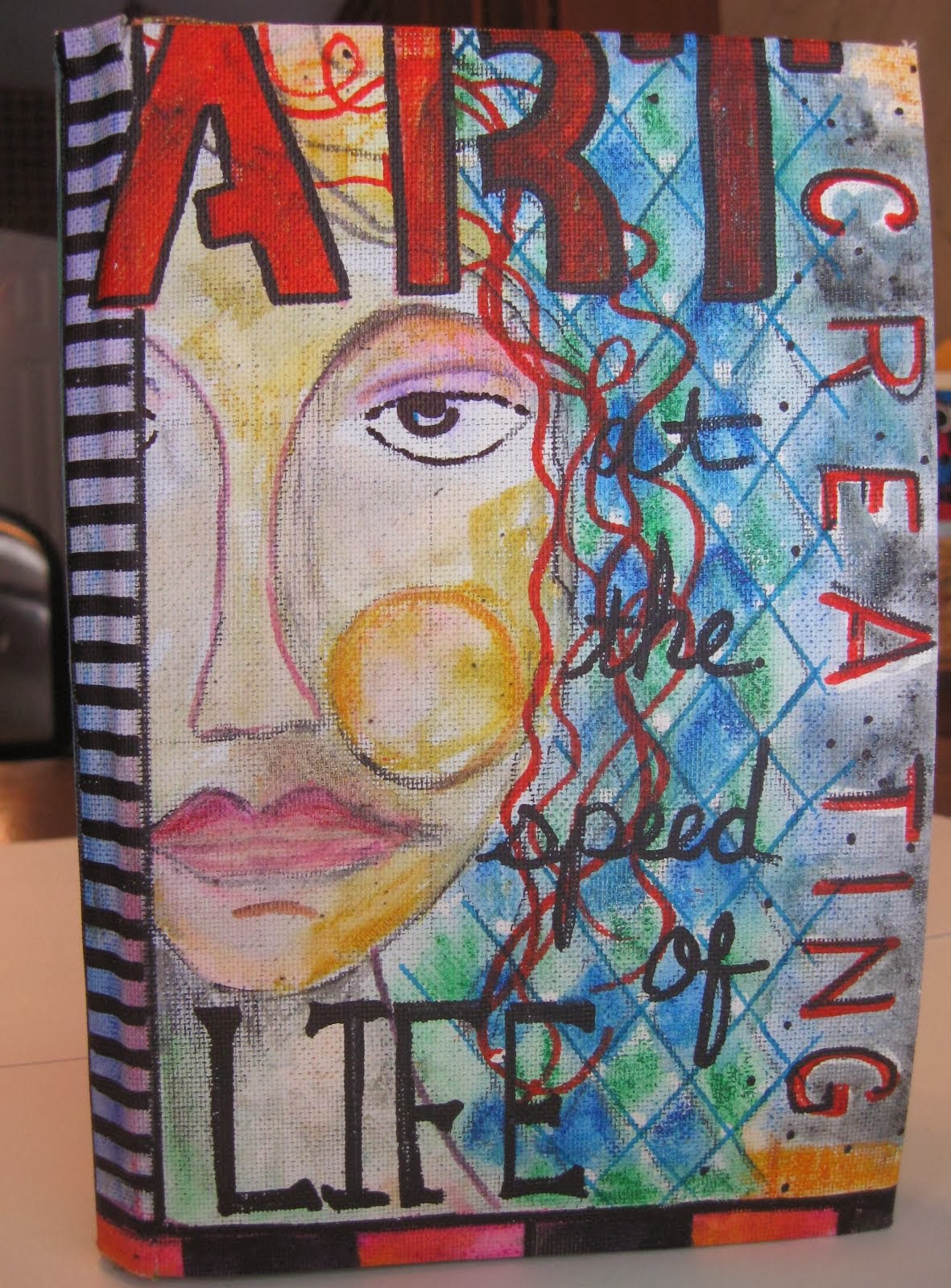 Handmade Art Journal Cover