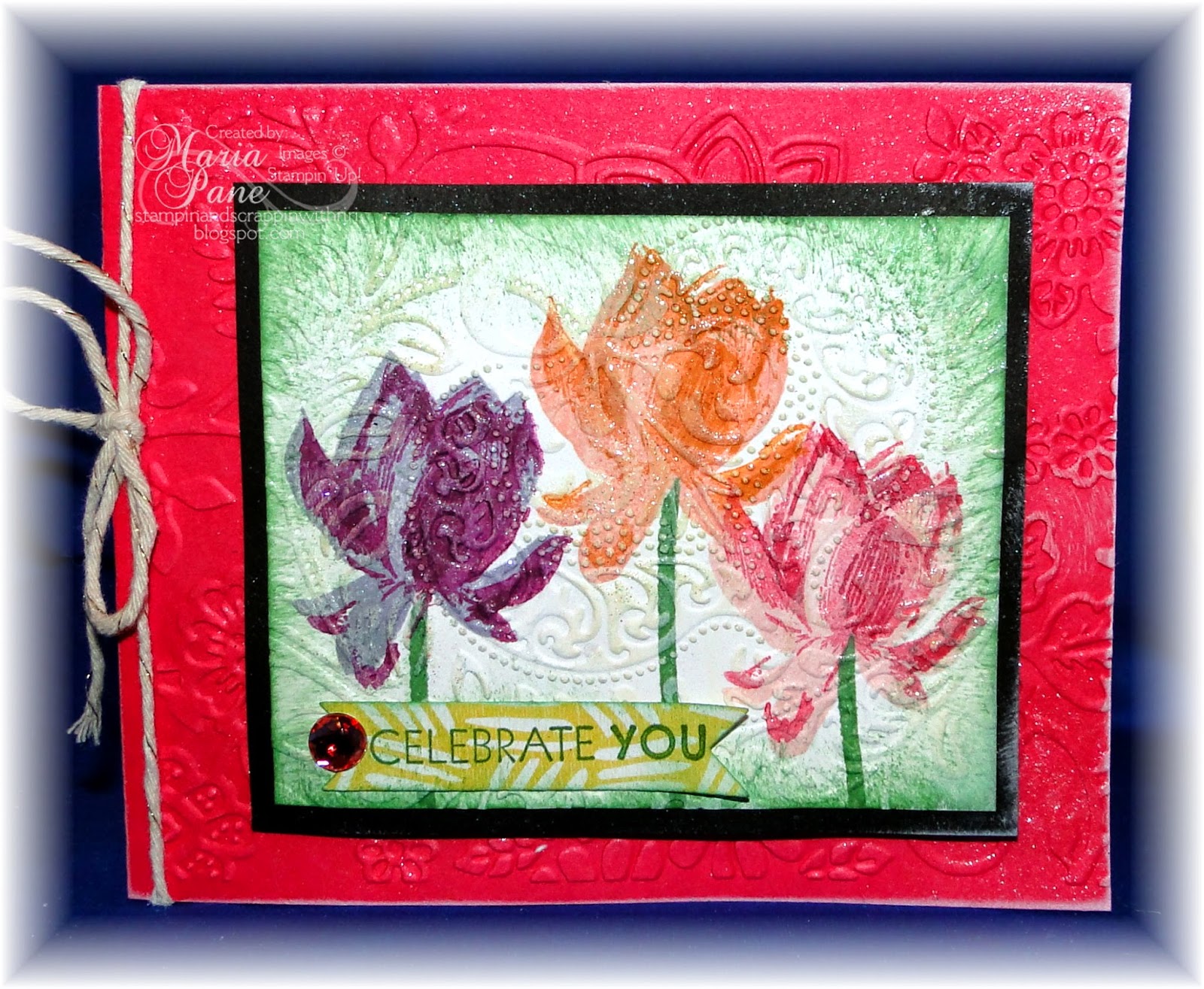 Stampin and Scrappin With Ri Ri SU! LOTUS BLOSSOM BIRTHDAY CARD FOR