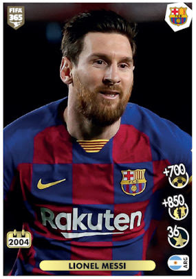 FC Barcelona Sticker 113 line-up Panini Fifa 365 2021 