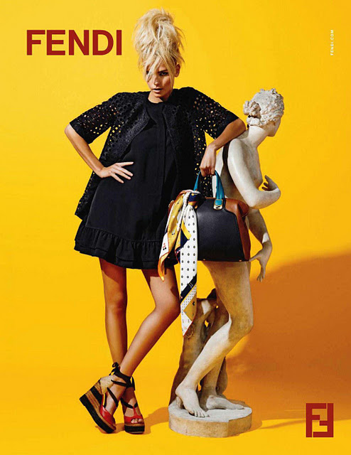 upkeep the ape: Fendi Spring Summer 2012 Ad Campaign