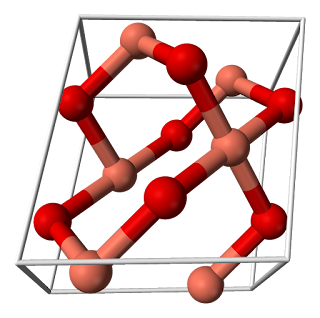 bakır(II) oksitin birim hücresi