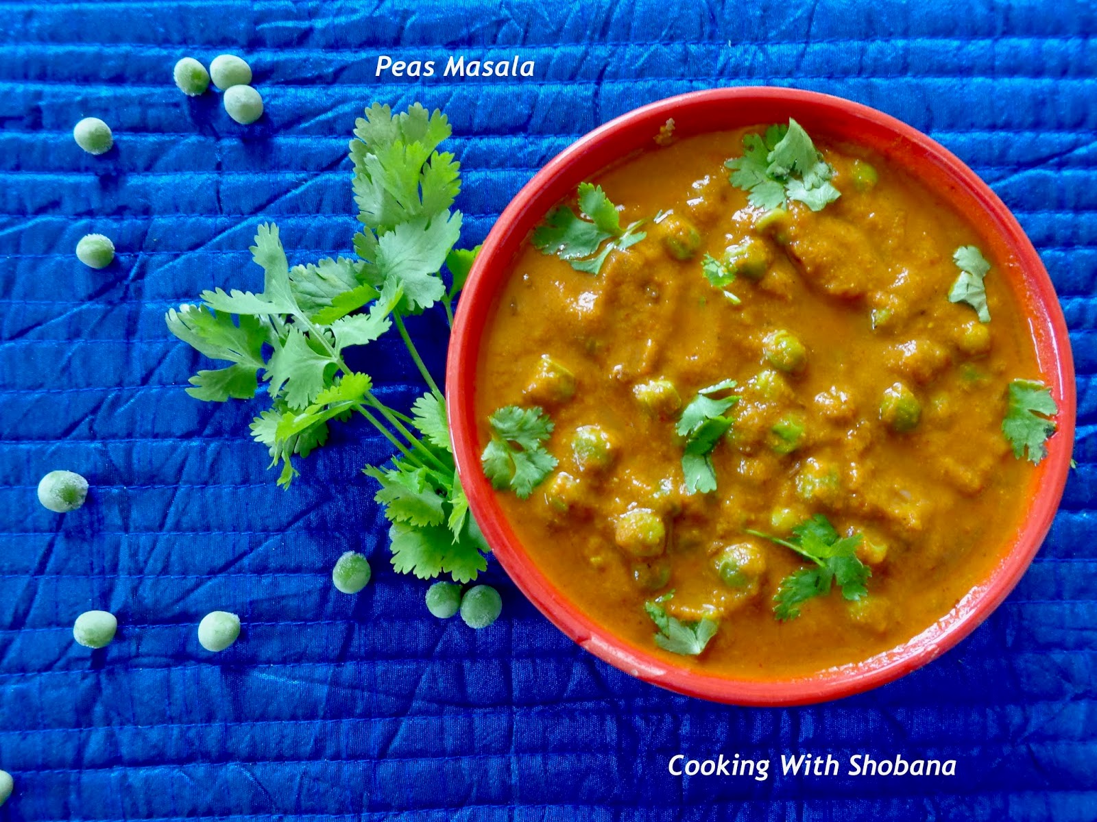 Cooking With Shobana PEAS MASALA