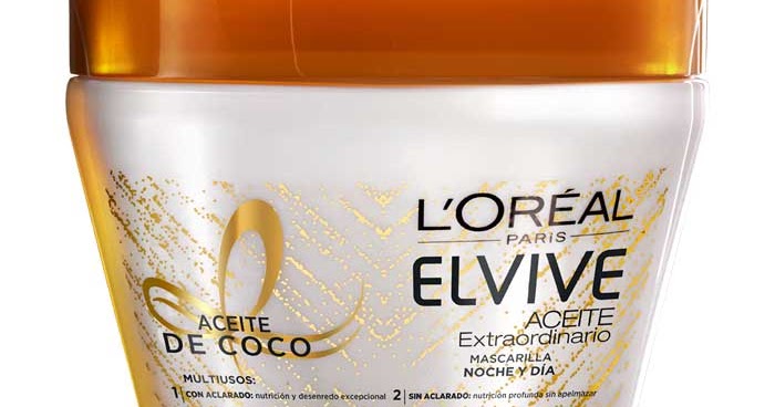 DE UNA FRIKI NOCTAMBULA: MASCARILLA ACEITE COCO , ELVIVE