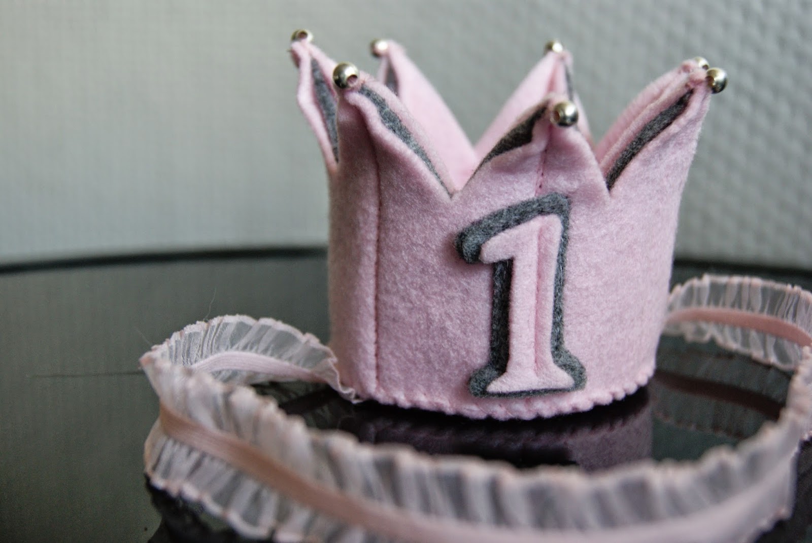 korona na pierwsze urodziny korona na gumce