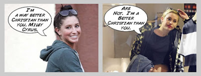 Bristol Palin Miley Cyrus good Christian
