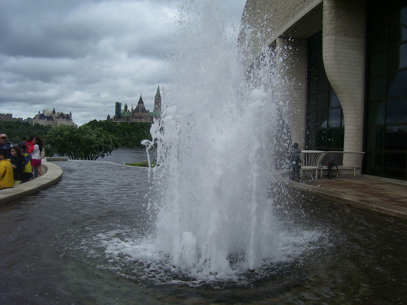 Ottawa Daily Photo Fountain Display On The Museum Grounds