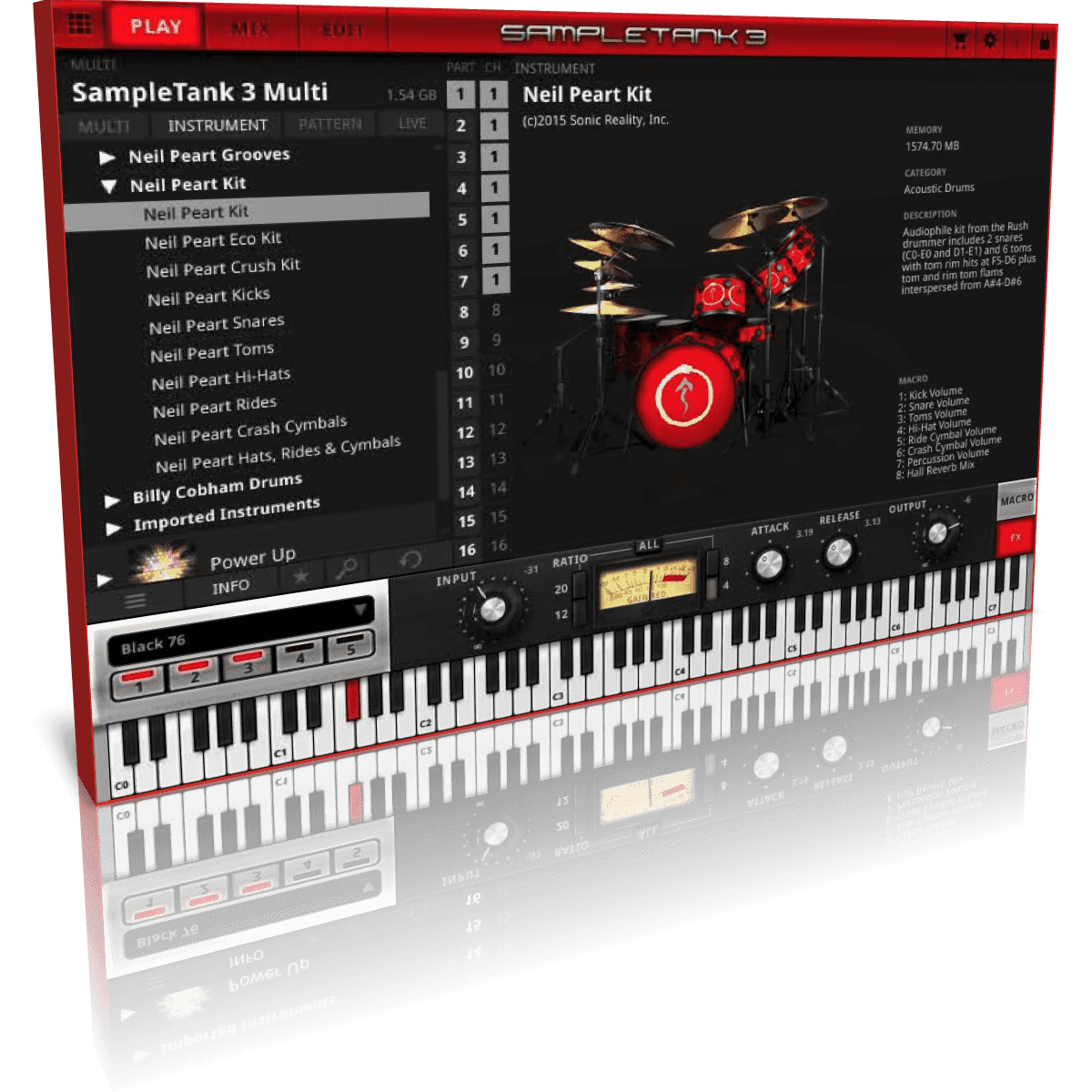 Download Neil Peart Drums for SampleTank