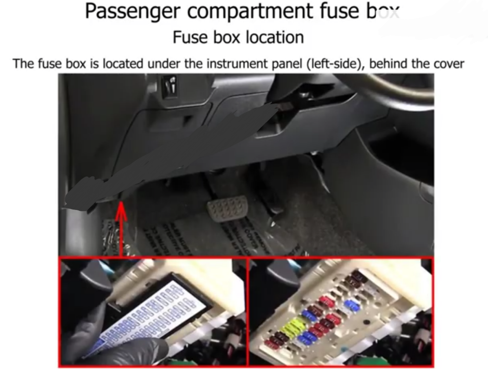 toyota yaris 2006 fuse box diagram