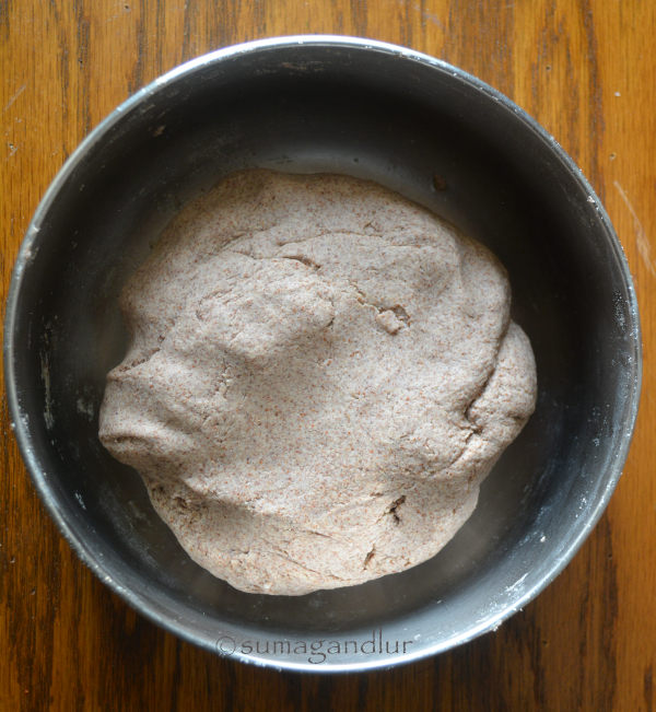 Veggie Platter: Mandua ki Roti / Ragi Roti / Finger Millet Flatbreads