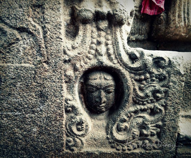 Goddess in a temple at Tirupati 