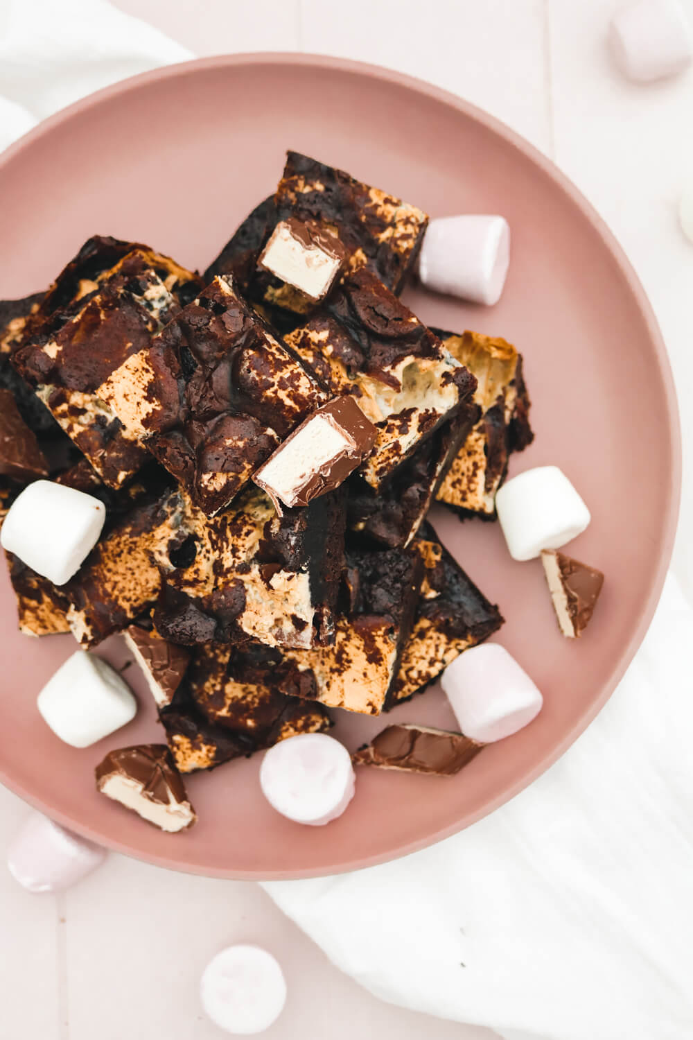 Milky Way and Marshmallow Fudgy Brownies | Take Some Whisks