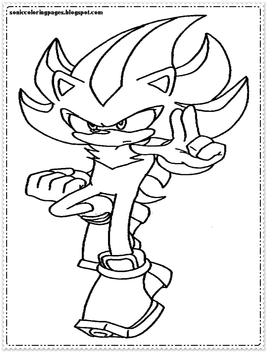 Printable Baby Sonic Coloring Pages