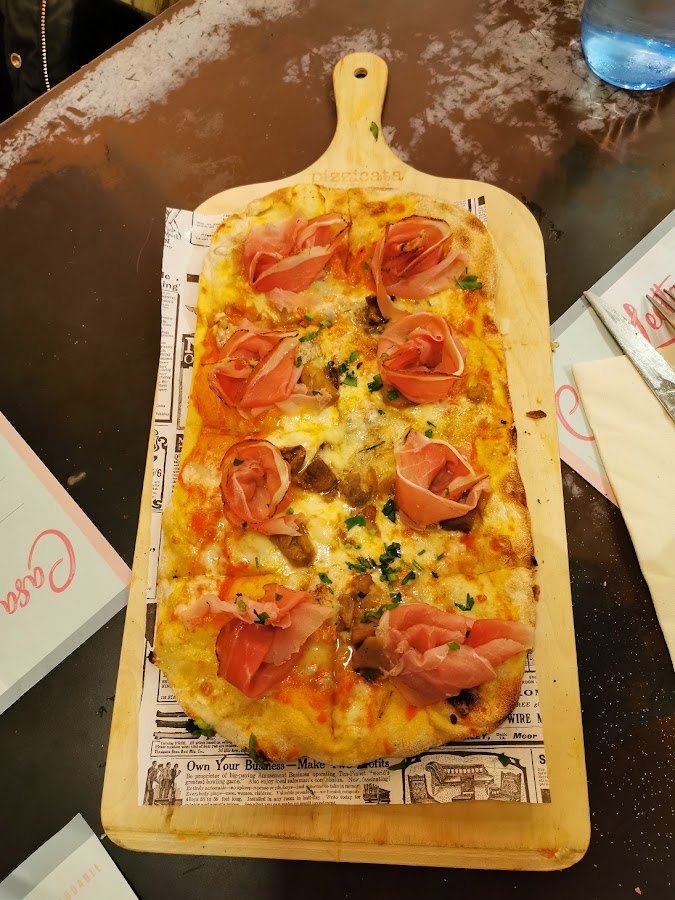 Pinsa Piccolina del Restaurante Casa Leotta