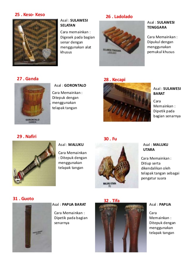 makalah alat-alat musik tradisional