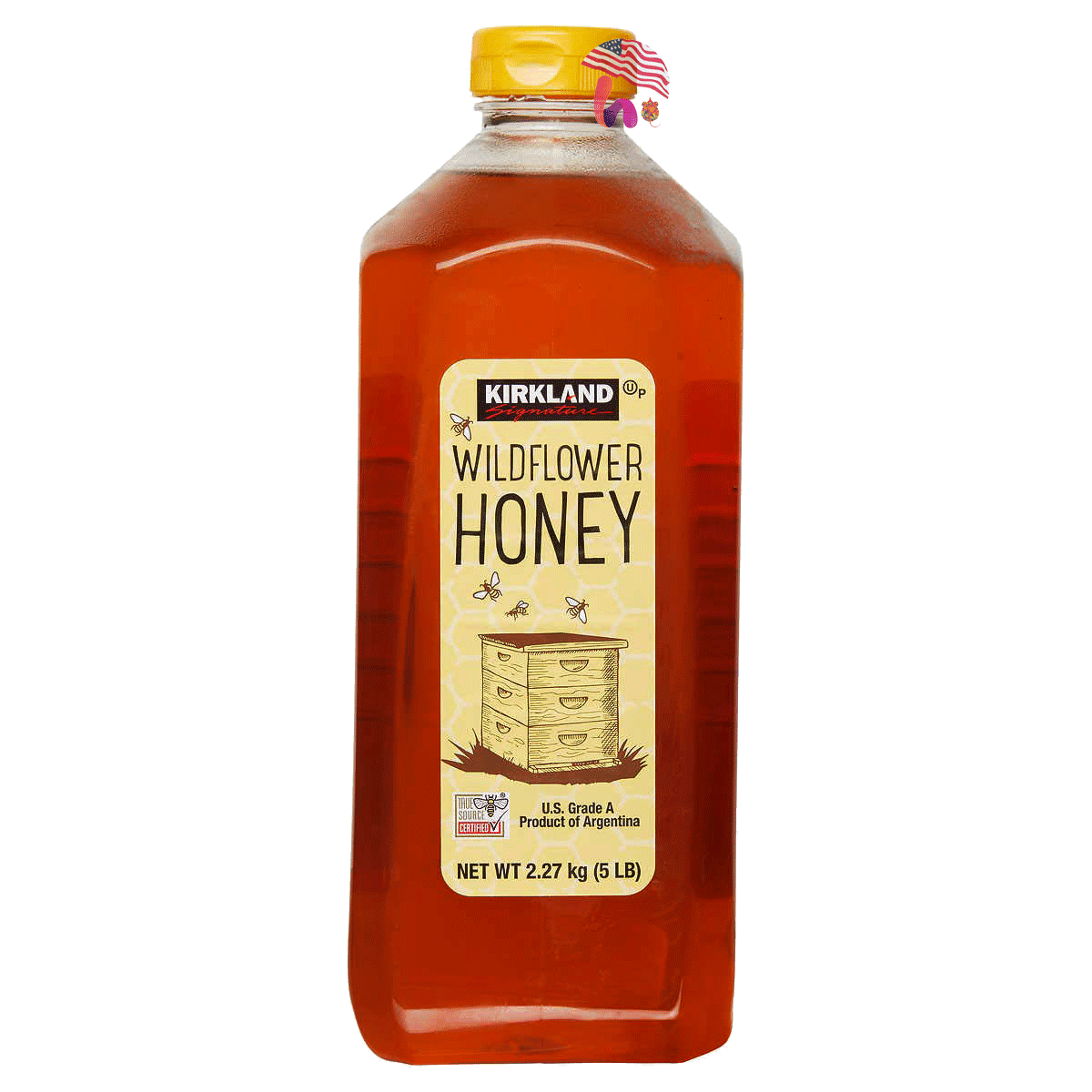 Mật Ong Nguyên Chất Organic Kirkland Signature Wild Flower Honey