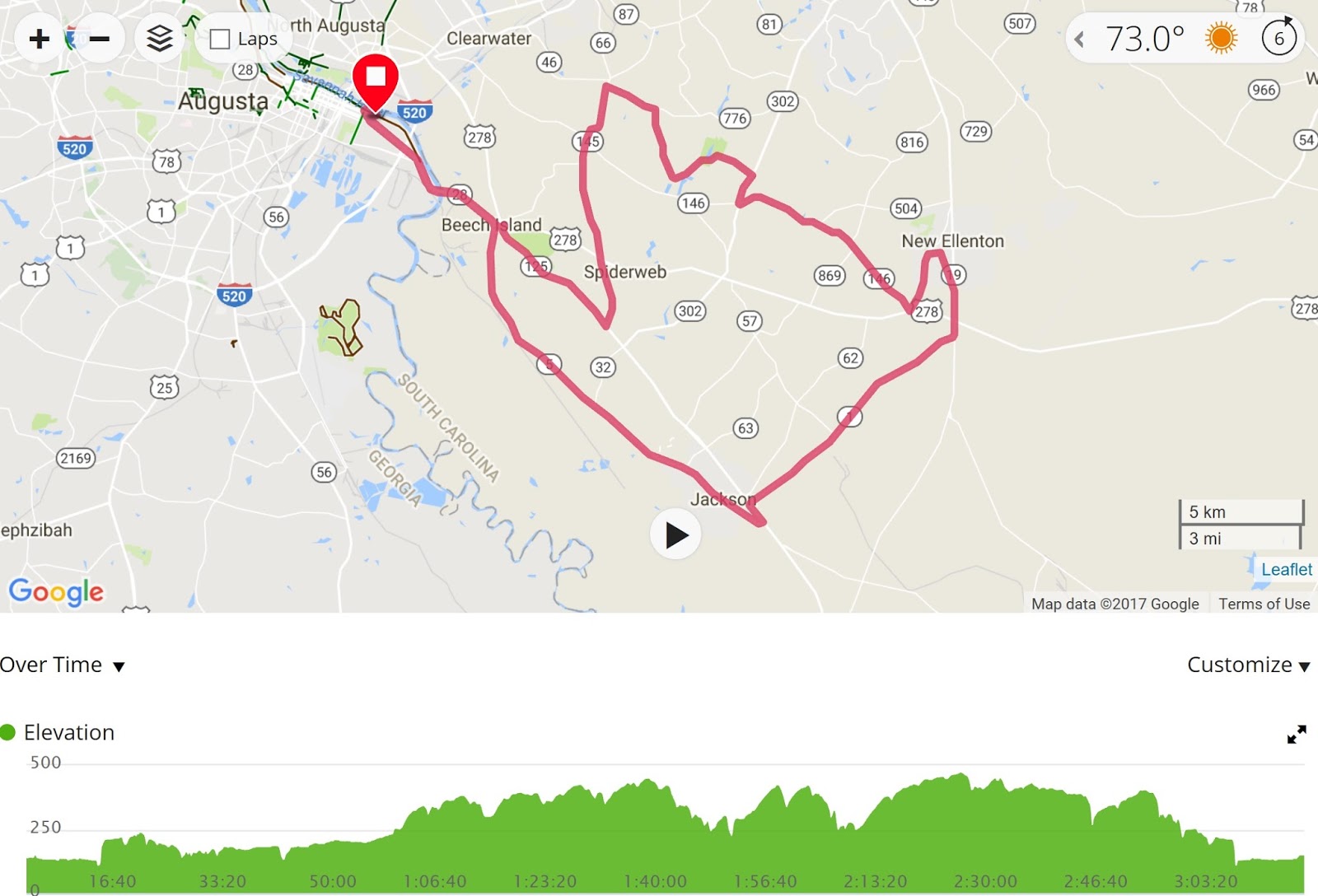 SeeJennaRun Augusta Half Ironman