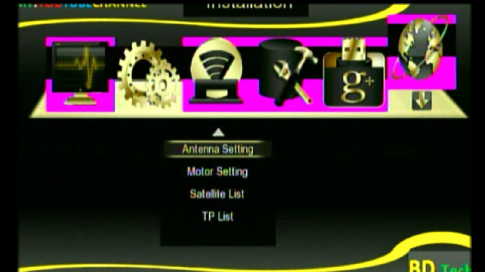 GX6605s New Software update 2021 golden Menu GX6605s New Software update 2021 golden Menu
