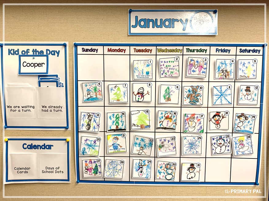 How To Create a Student Made Classroom Calendar The Primary Pal