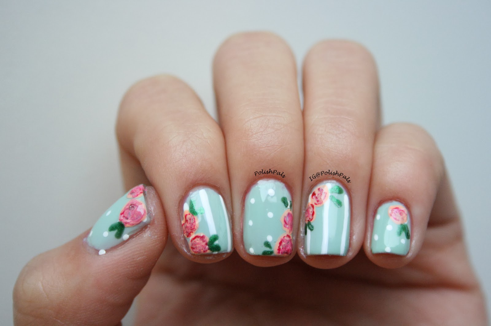 Polish Pals: Your Typical Mint Mani