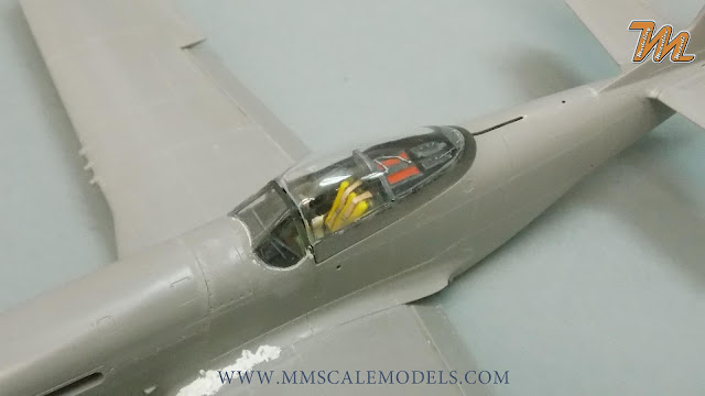 P-51 D-15 Mustang ICM 1/48 - plastic scale model build review