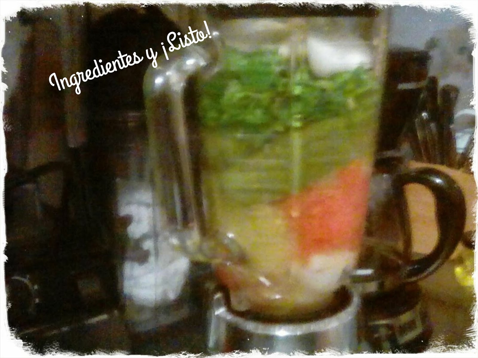 Ingredientes y ¡Listo! Chicharrones en Salsa Verde