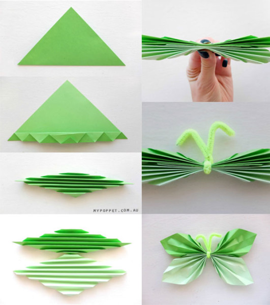 Inilah 14+ Kerajinan Kupu Kupu Dari Kertas Origami