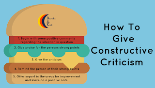 How do you give constructive criticism?كيف تعطي  او تقدم النقد البناء؟