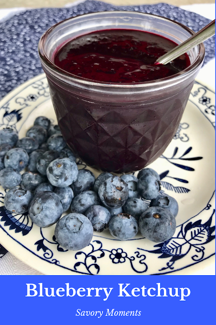 Savory Moments: Blueberry ketchup