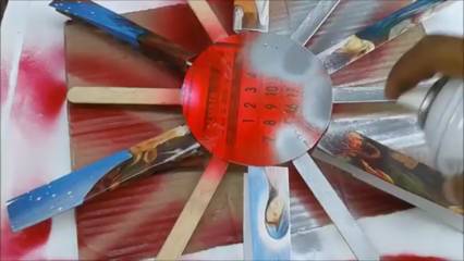 Cara Membuat Jam  Dinding  dari Stik Es Krim Sederhana  dan 