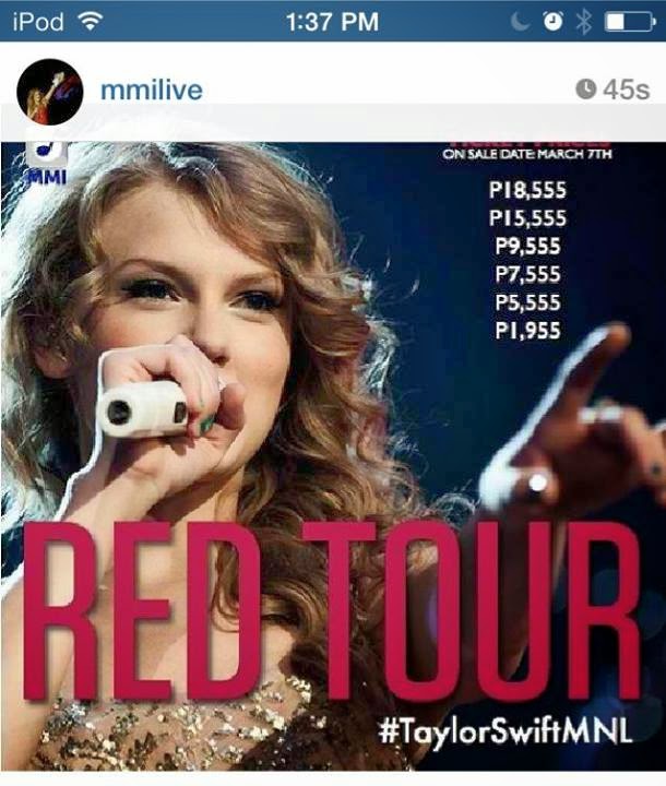 red tour philippines ticket price