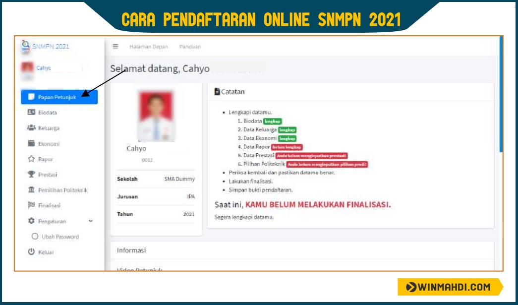 Pendaftaran Online SNMPN
