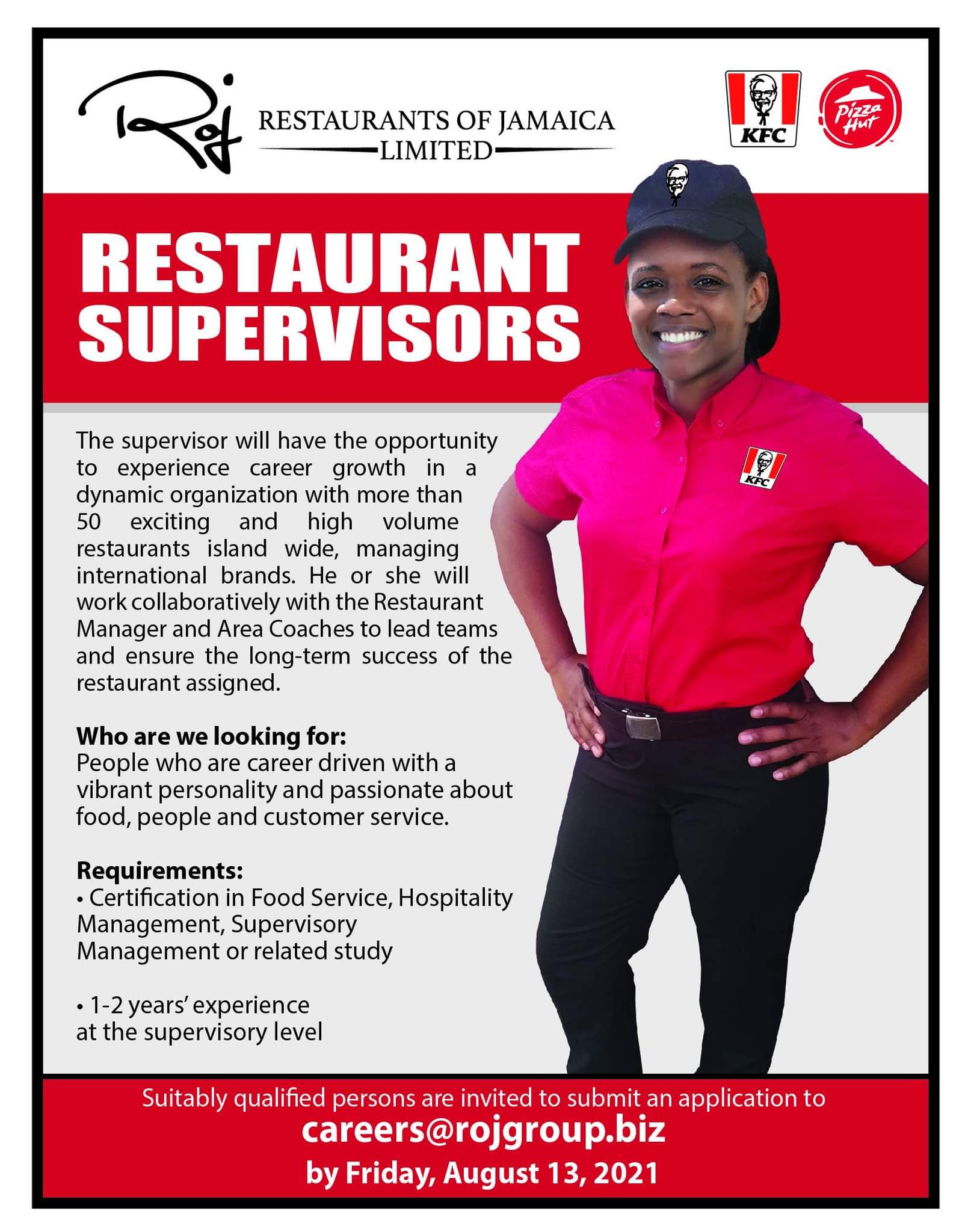 I Need A Job Jamaica Fast Food/ Foodservice Job Openings