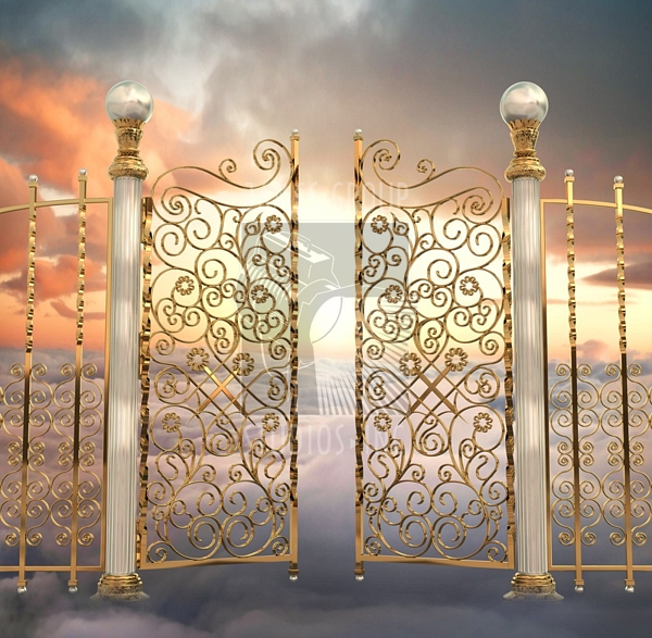 clip art pearly gates heaven - photo #14