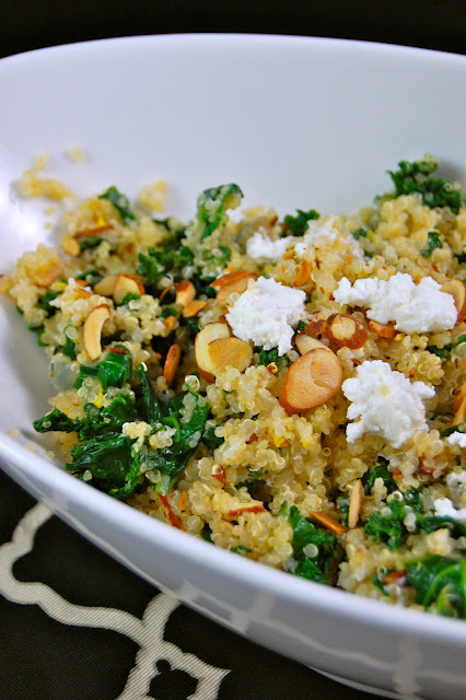 La Petite Maison Verte: Quinoa and Kale Pilaf