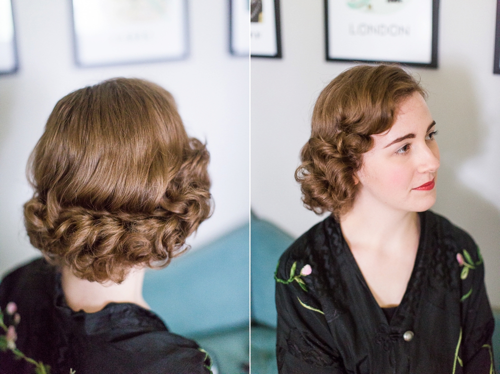 Mode de Lis: Vintage Pin-Curls for Short Hair · Tutorial